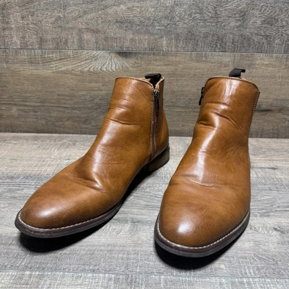 Madden Vince Tan Ankle Boots Men's Size 12